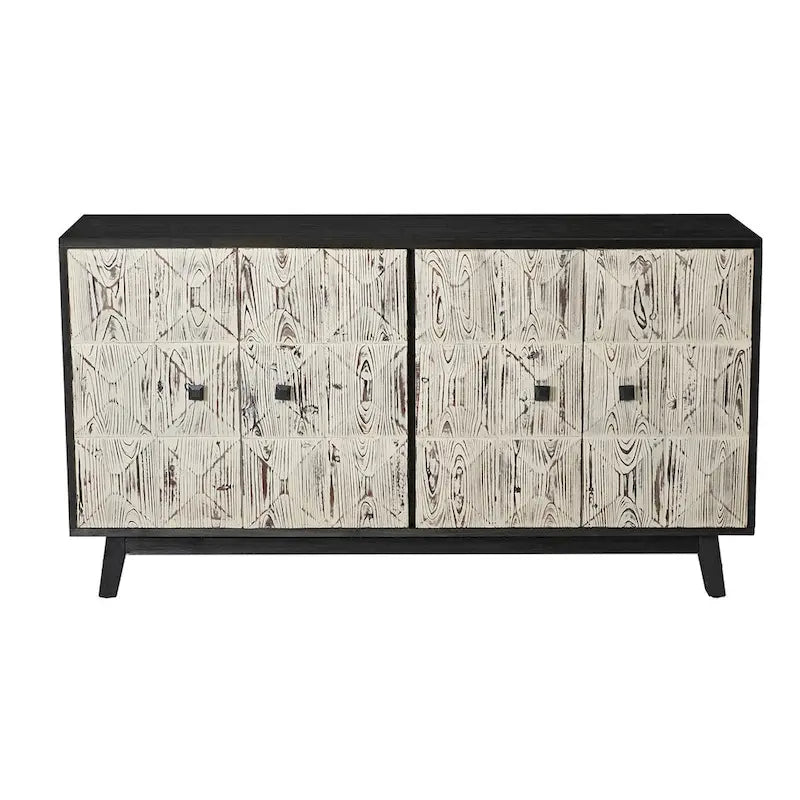 Buffet vintage à 4 portes de 59,84 po