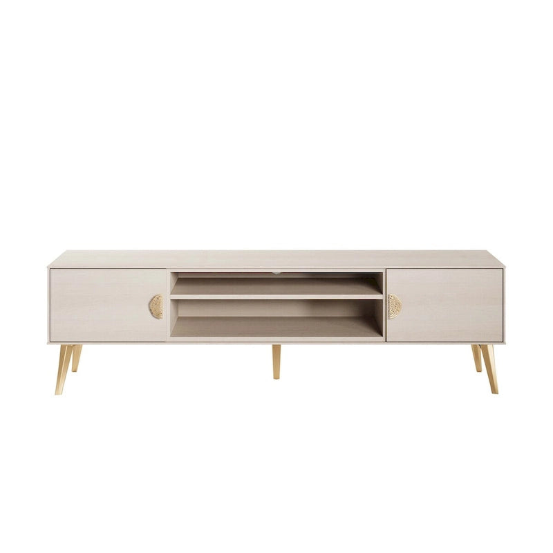 Meuble TV style Mid-Century Modern 180 cm