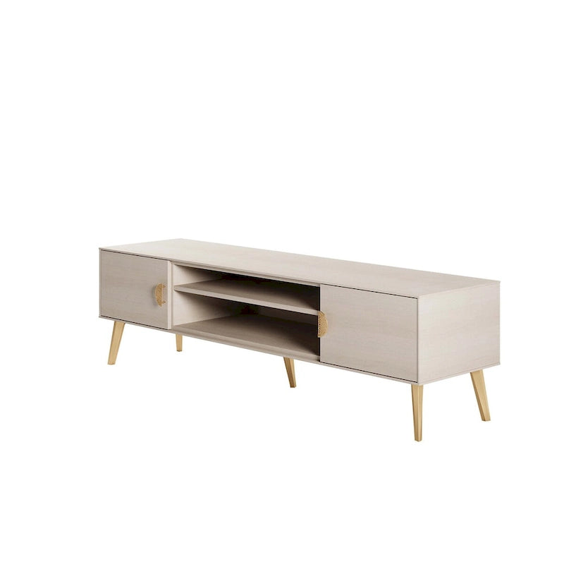 Meuble TV style Mid-Century Modern 180 cm
