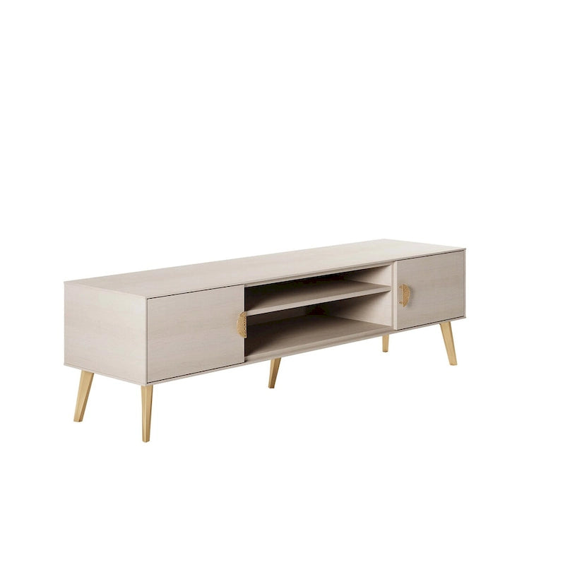Meuble TV style Mid-Century Modern 180 cm