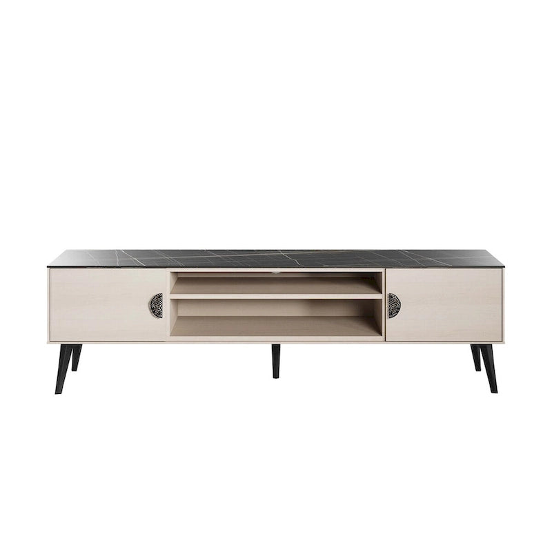 Meuble TV style Mid-Century Modern 180 cm