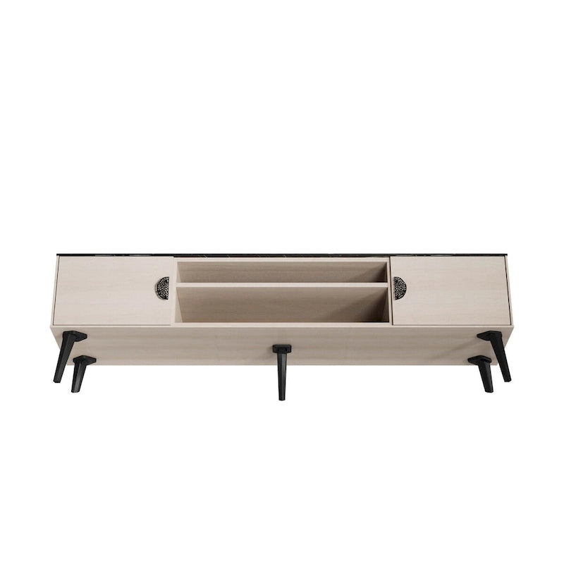 Meuble TV style Mid-Century Modern 180 cm