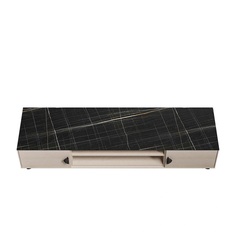 Meuble TV style Mid-Century Modern 180 cm
