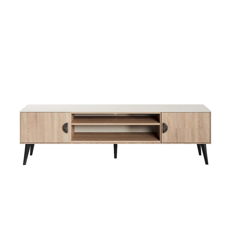 Meuble TV style Mid-Century Modern 180 cm