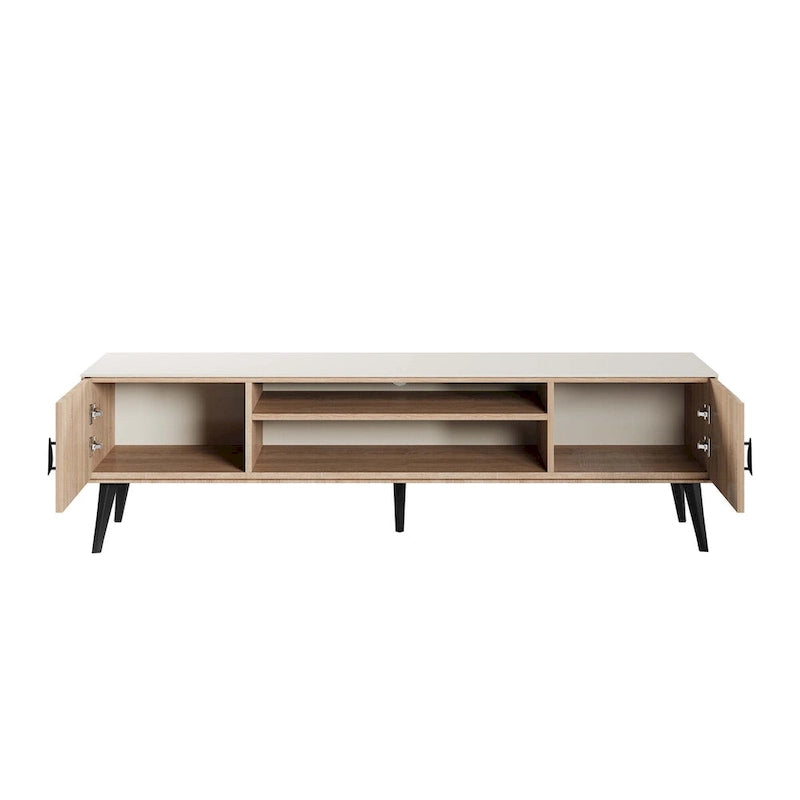 Meuble TV style Mid-Century Modern 180 cm