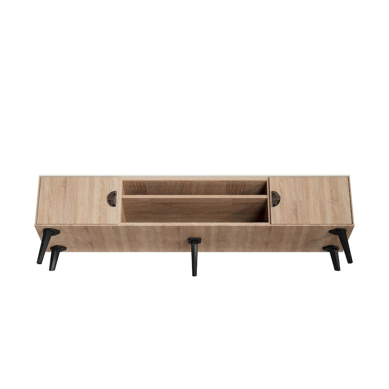 Meuble TV style Mid-Century Modern 180 cm