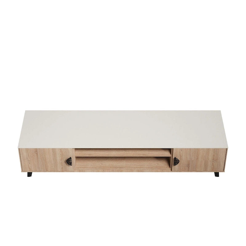 Meuble TV style Mid-Century Modern 180 cm