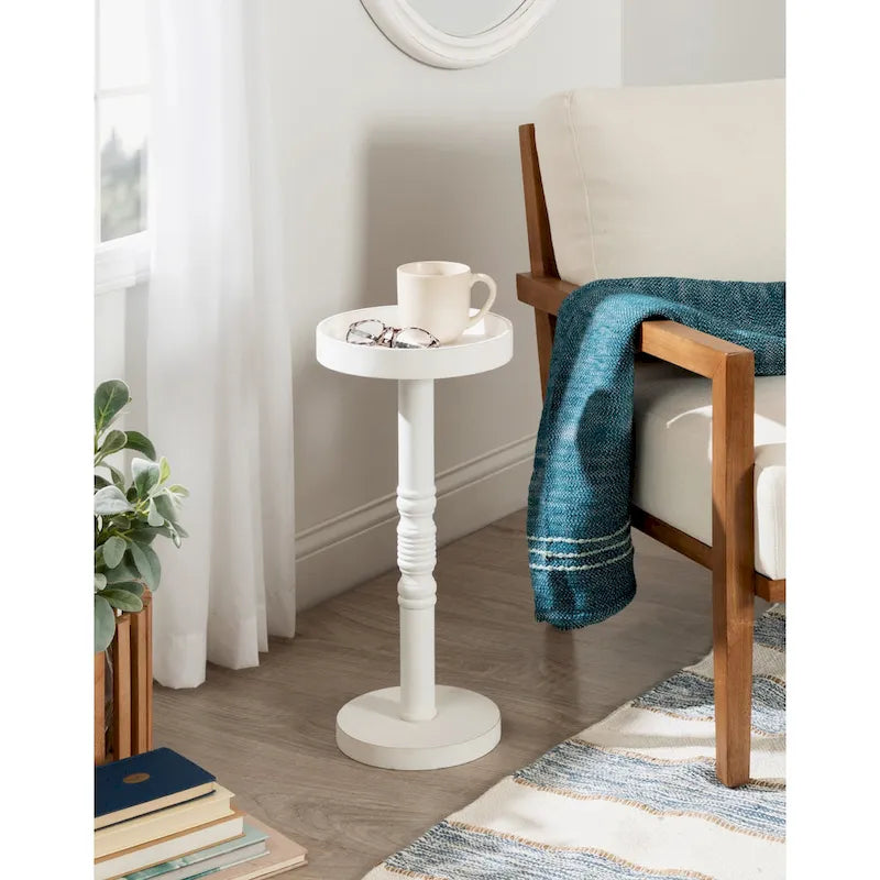 Table d'appoint sur piédestal - 10x10x22