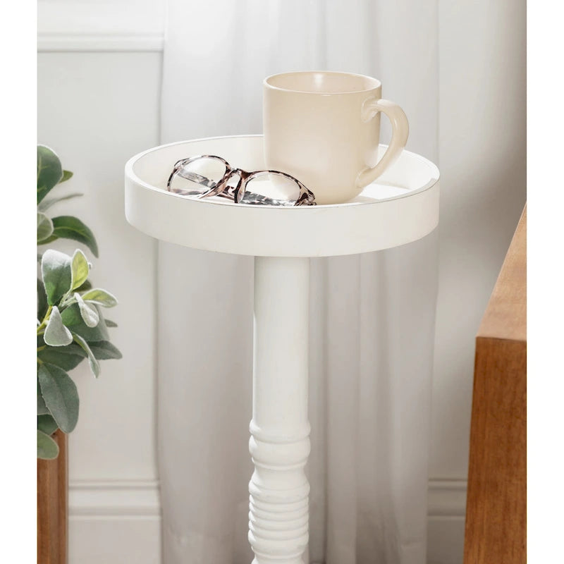 Table d'appoint sur piédestal - 10x10x22