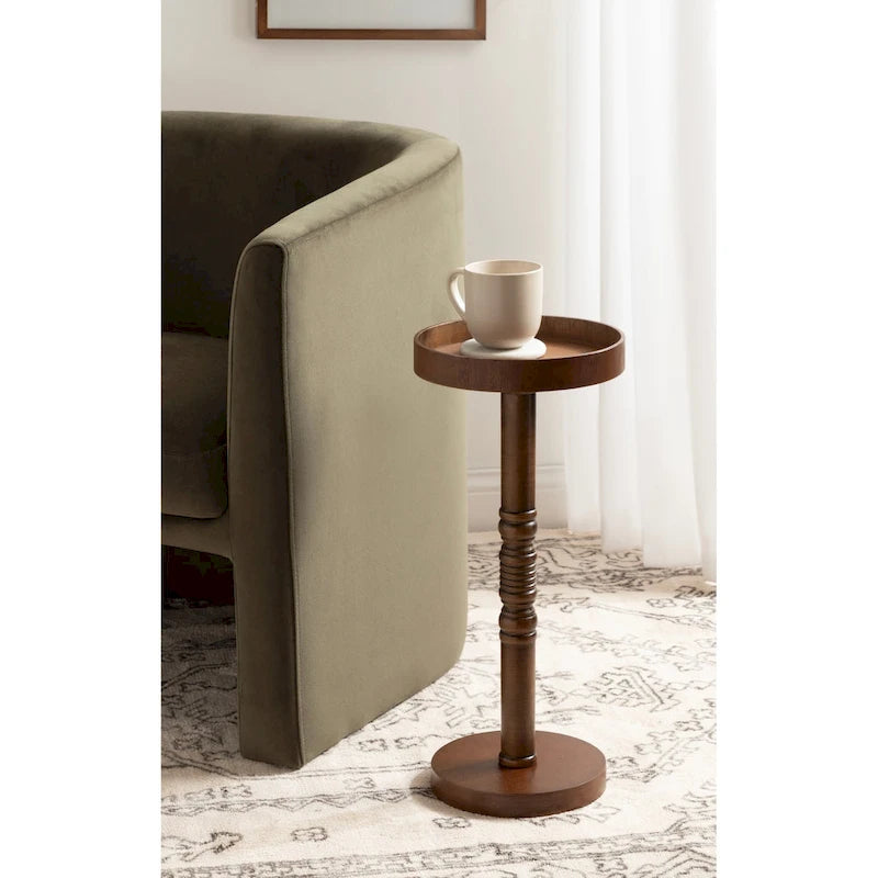 Table d'appoint sur piédestal - 10x10x22