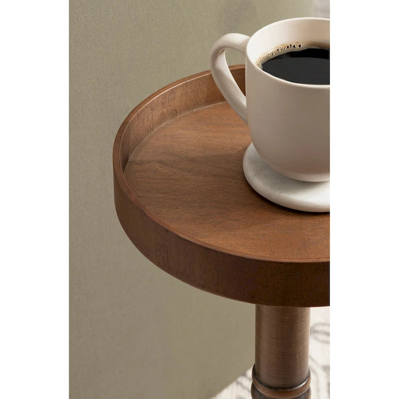Table d'appoint sur piédestal - 10x10x22