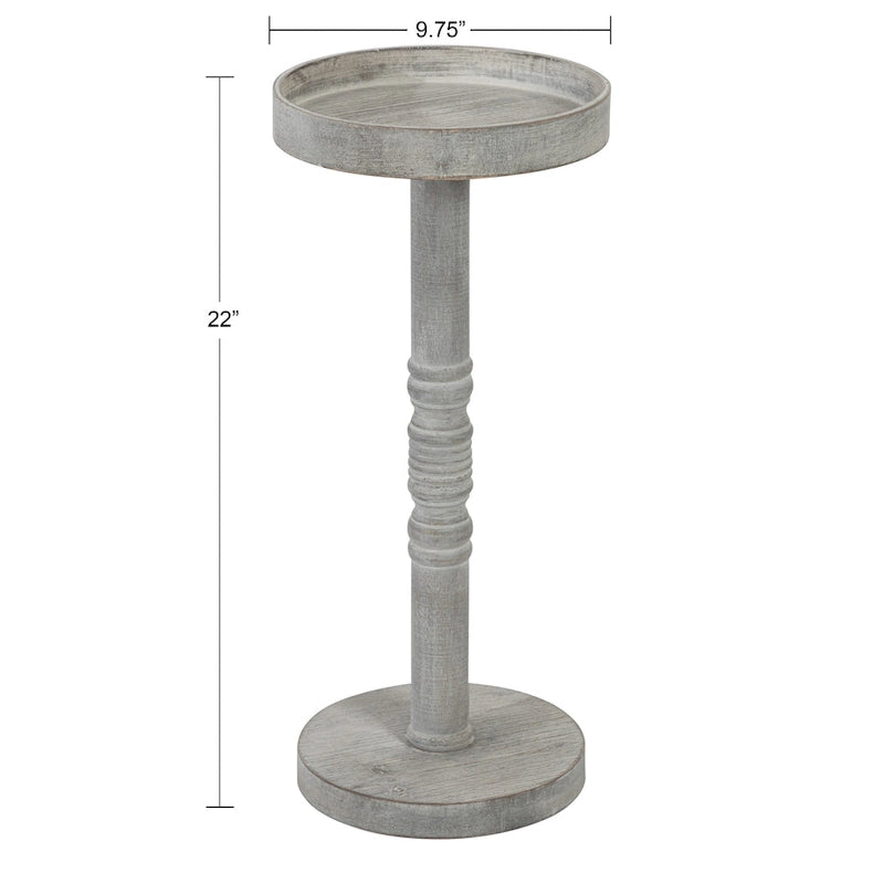 Table d'appoint sur piédestal - 10x10x22