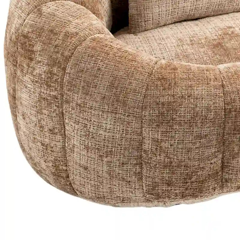 Fauteuil pouf à dossier haut pour adultes et enfants, intérieur et extérieur