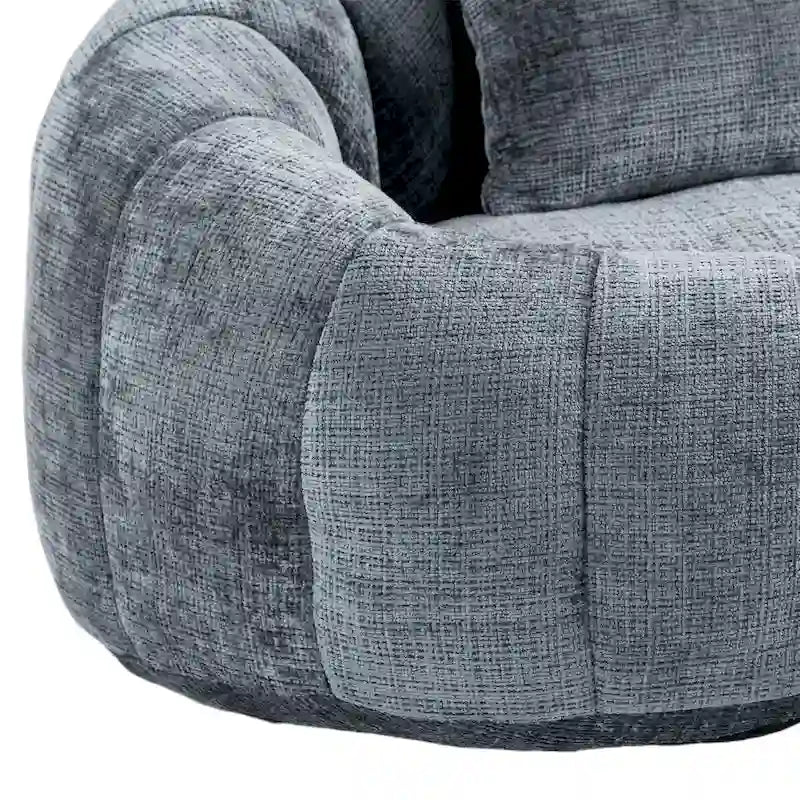 Fauteuil pouf à dossier haut pour adultes et enfants, intérieur et extérieur
